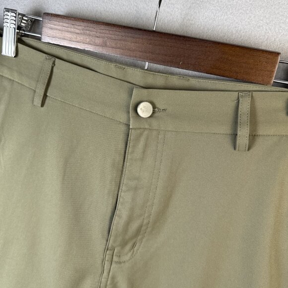 Jack Archer Pants Mens 35x28 Olive Green Jetsetter Tech Chino Performance Travel - Picture 3 of 10